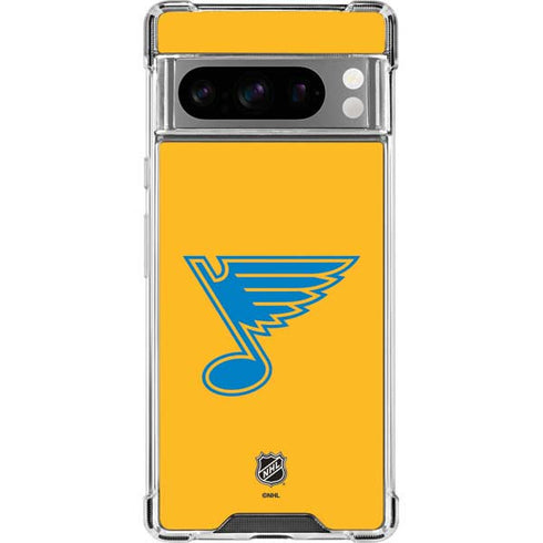 NHL St. Louis Blues Solid Background Google Pixel 8 Pro Clear Case